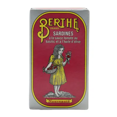 Berthe - Sardines with Tomato and Basil in Olive Oil